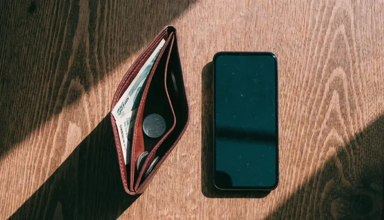 Japanese yen notes and coins with a smartphone, representing cost of living in Tokyo